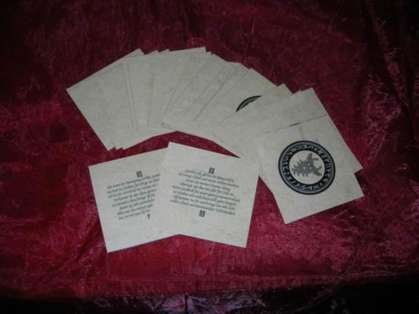 Nun könnt Ihr die Runenkarten bei mir kaufen.