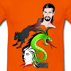 T-Shirt 'Loki und die Weltenfeinde'