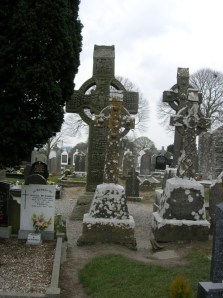 Ein Blick auf den Friedhof von Monasterboyce