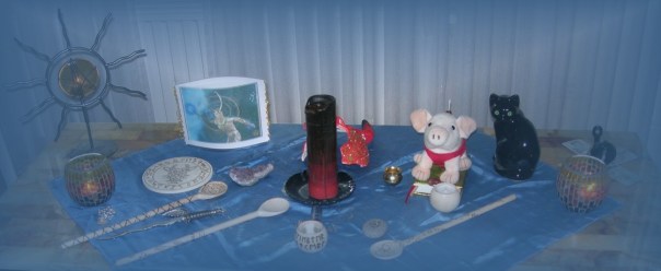 Loki-Altar des Loki Workshops Anfang März 2013. 