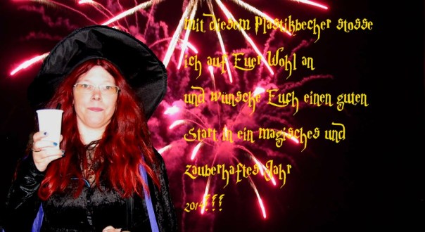 Mit Plastikbecher ins neue Jahr - Prost! Und zum Wohle!