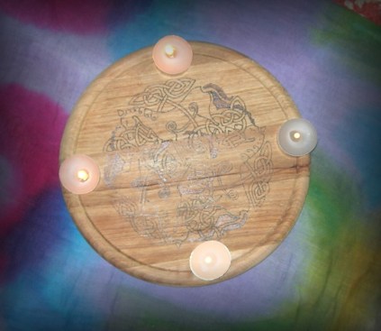 Selbst die Teelichter sind bei mir stets selbst gefertigt!