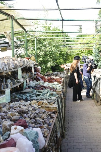 Edelsteine über Edelstein... der Markt der Kristalle.