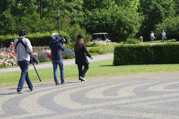 Dreaharbeiten am Schlaufenlabyrinth.