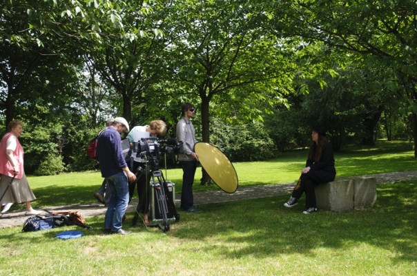Vorbereitung für ein Interview.