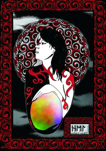 Hel - Herrscherin der Unterwelt. Darstellung von Curtis Nike.