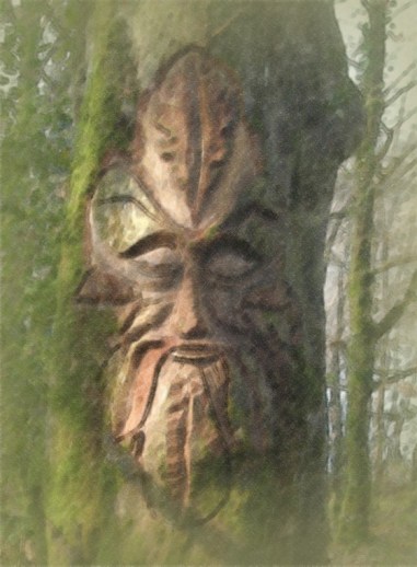 Und mit einem Male erscheint der grüne Mann!